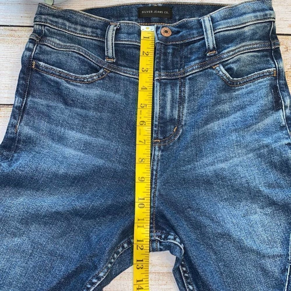 Silver Women's Ode to 80's High Rise Skinny Jeans (26) - Picture 4 of 9